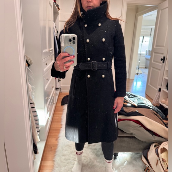 BCBG MILITARY STYLE PEA COAT SIZE XS - Picture 5 of 5